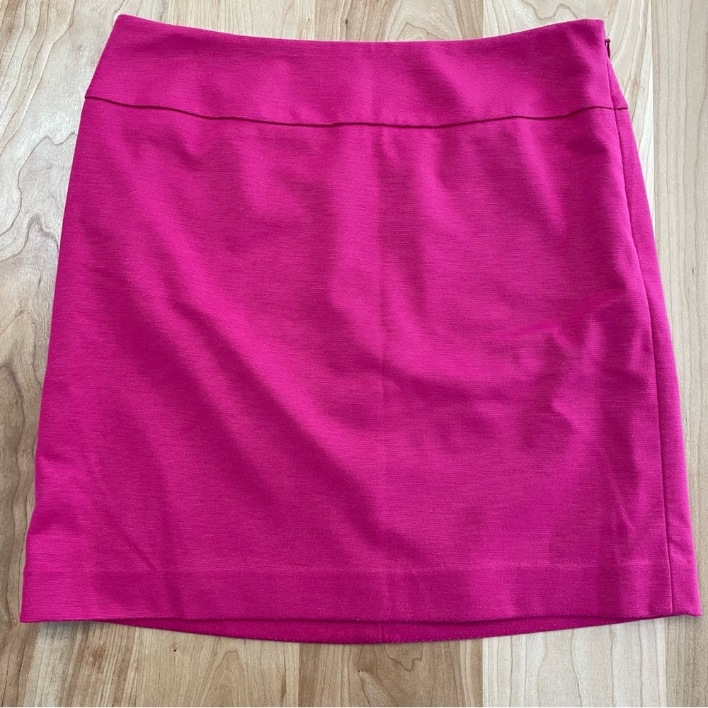 Ann Taylor Loft Lined Pink Mini Skirt Size 6 Business Casual Professional